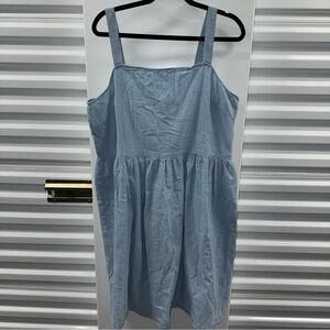J. Crew Chambray Babydoll Dress
